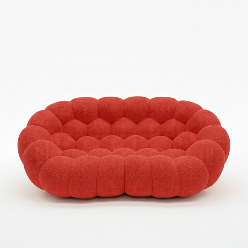 NUVA Loveseat – Bubble Sofa in a Box Red