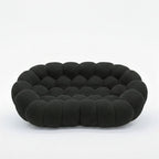 NUVA Loveseat – Bubble Sofa in a Box Black