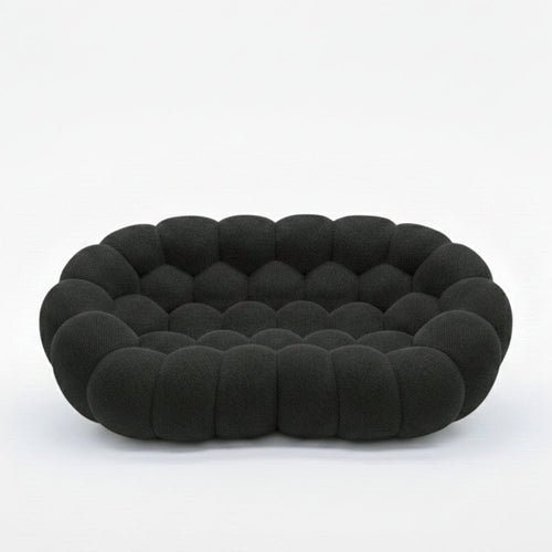 NUVA Loveseat – Bubble Sofa in a Box Black