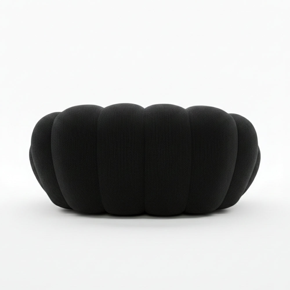 NUVA Loveseat – Bubble Sofa in a Box Black