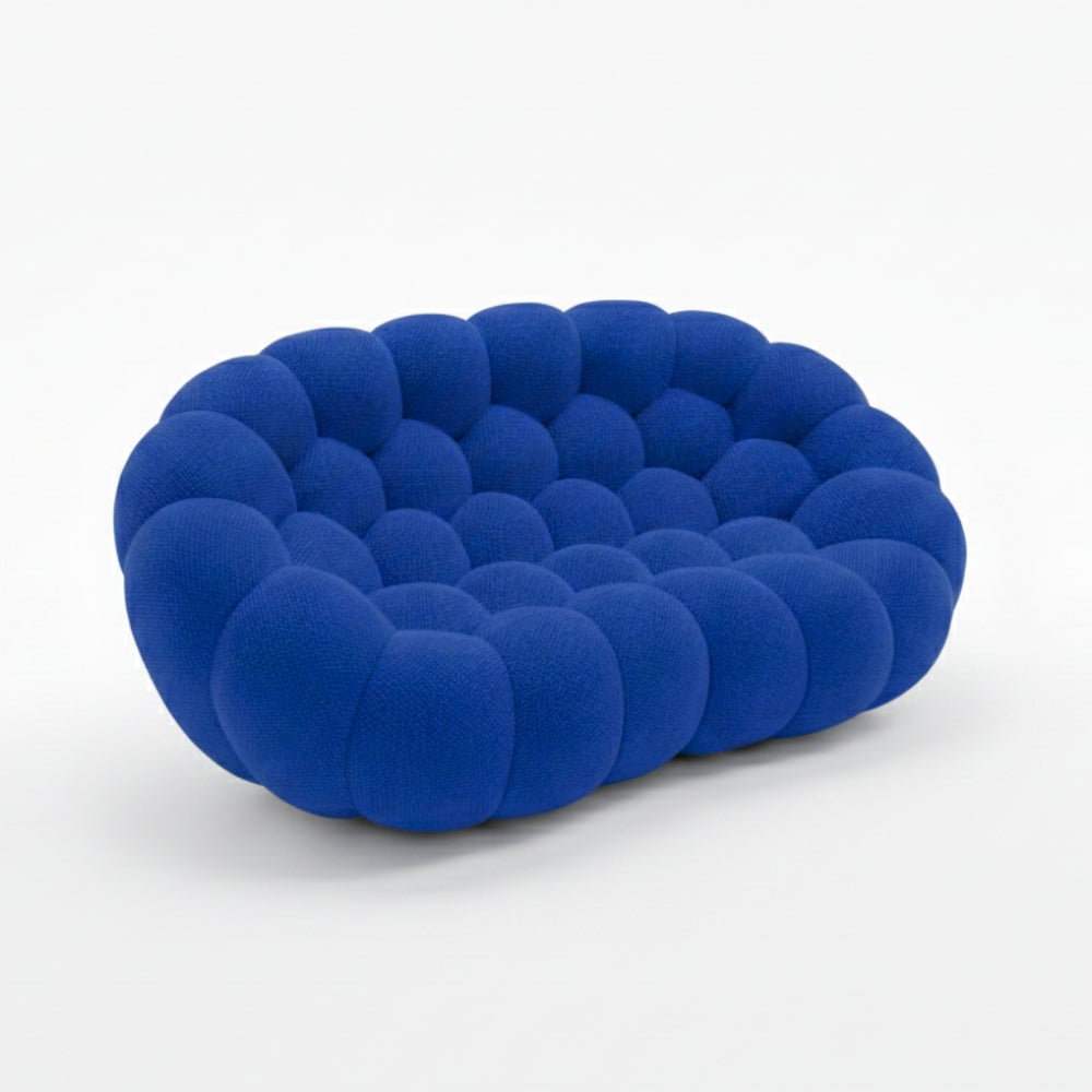 NUVA Loveseat – Bubble Sofa in a Box Blue