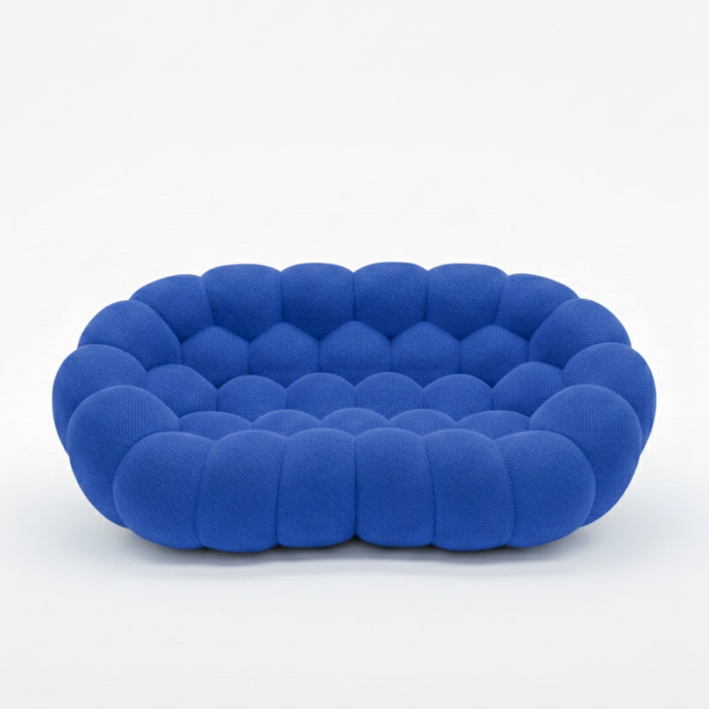 NUVA Loveseat – Bubble Sofa in a Box Blue