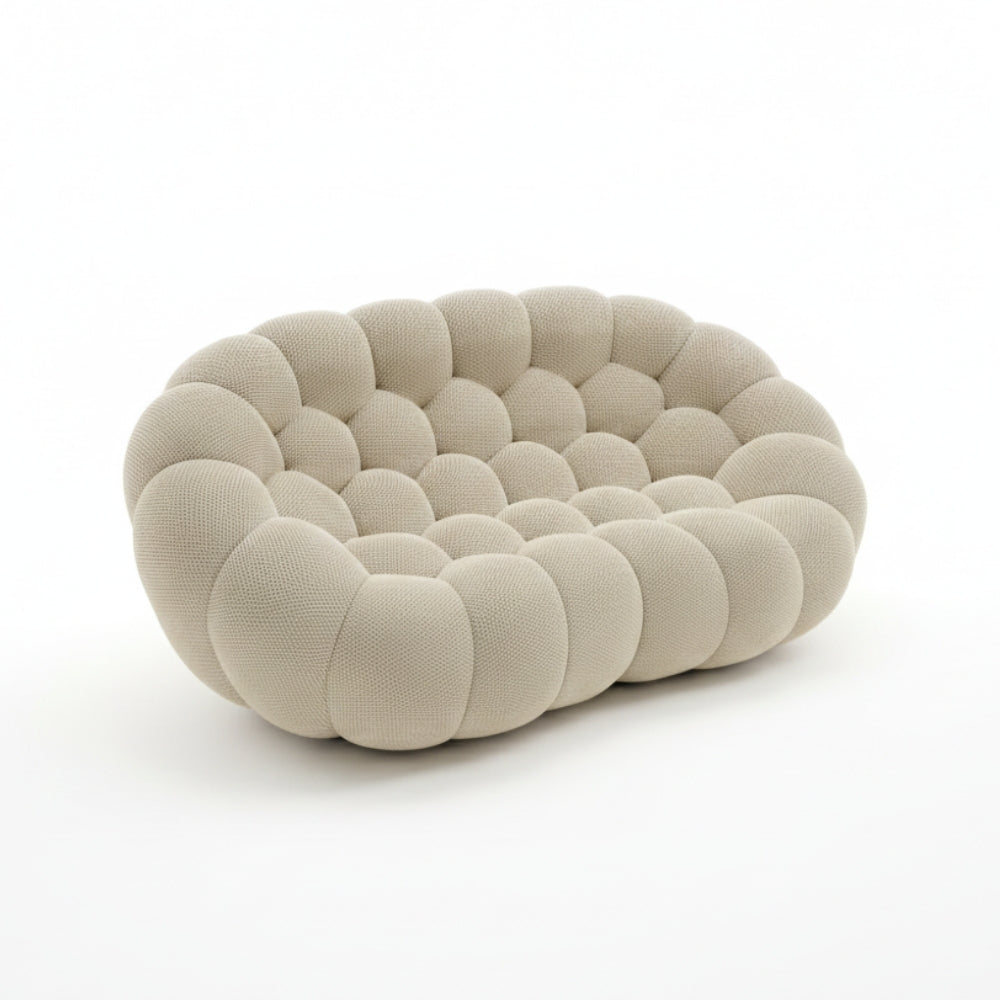 NUVA Loveseat – Bubble Sofa in a Box Cream
