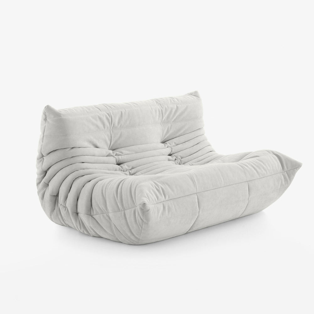 TARA Loveseat – Lounge Sofa in a Box White