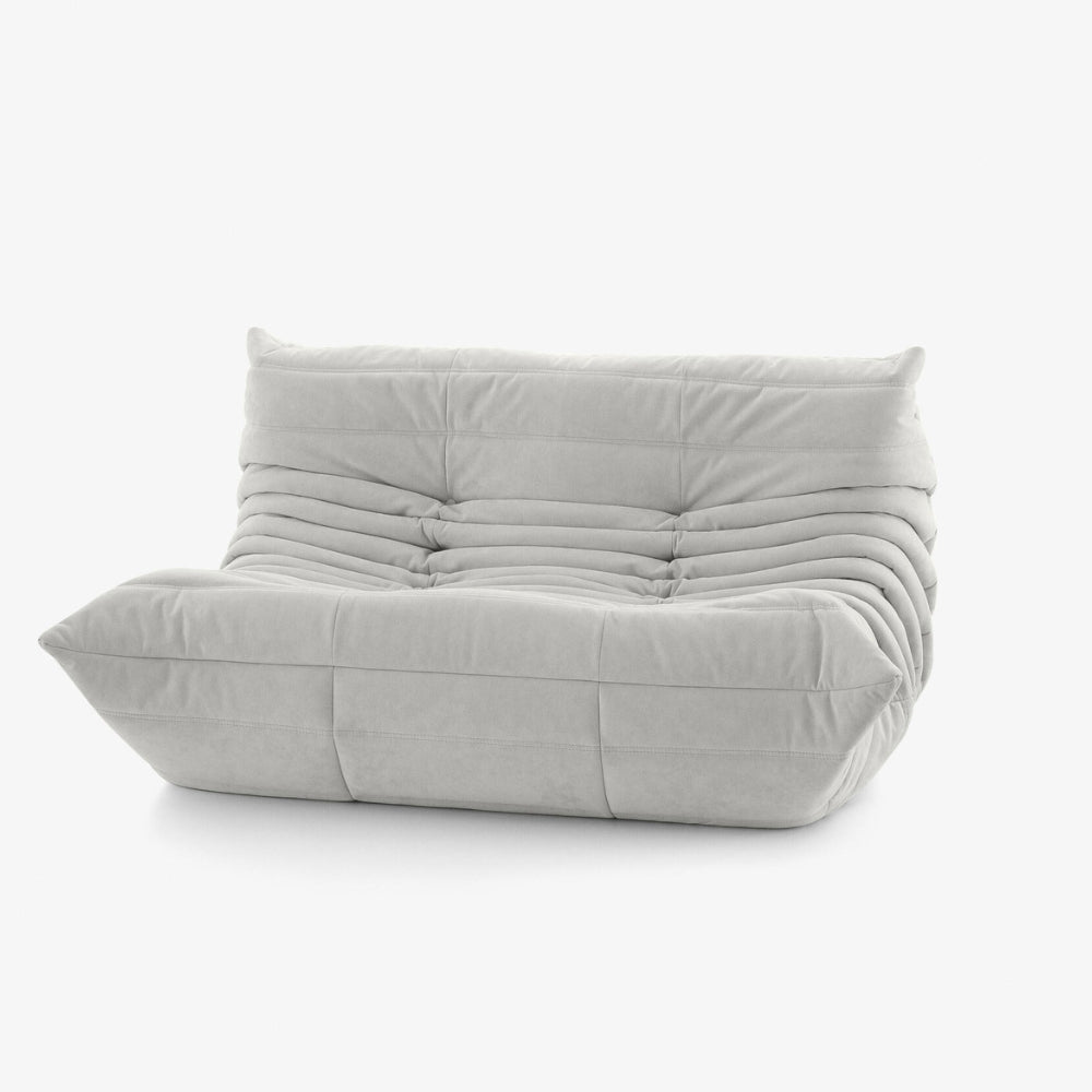 TARA Loveseat – Lounge Sofa in a Box White