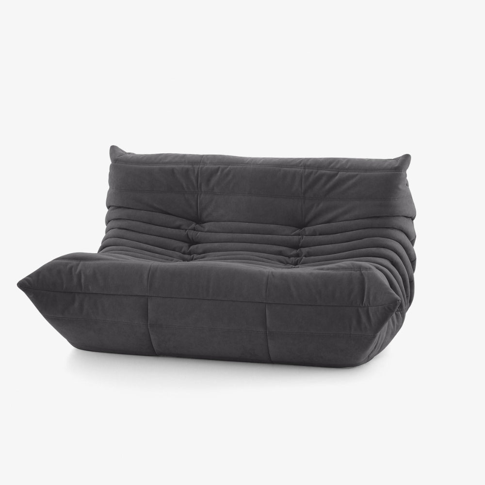 TARA Loveseat – Lounge Sofa in a Box Black