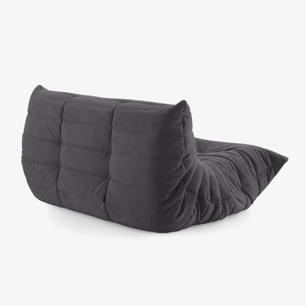 TARA Loveseat – Lounge Sofa in a Box Black