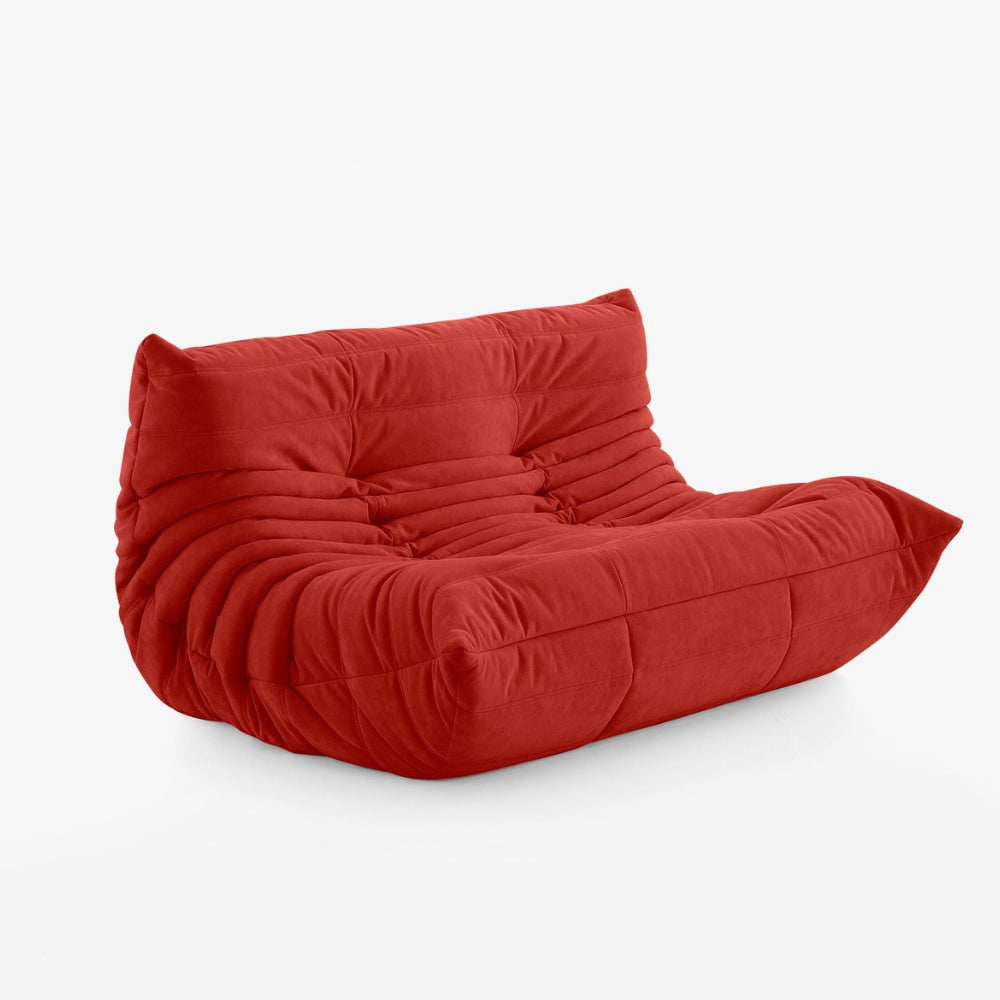 TARA Loveseat – Lounge Sofa in a Box Red