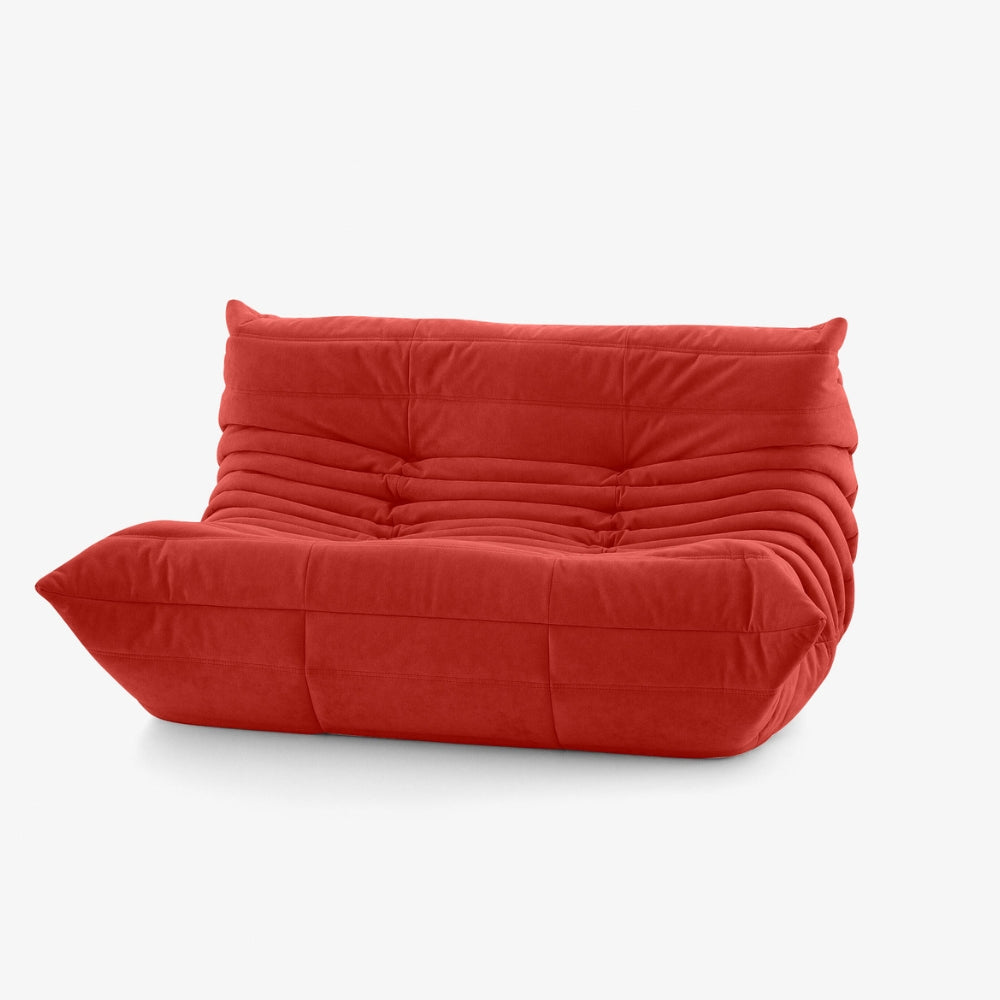TARA Loveseat – Lounge Sofa in a Box Red