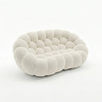 NUVA Loveseat – Bubble Sofa in a Box White