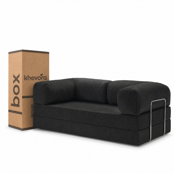 OVA Sofa in a Box Black by Khevora