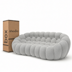 NUVA Bubble Sofa in a Box White by Khevora