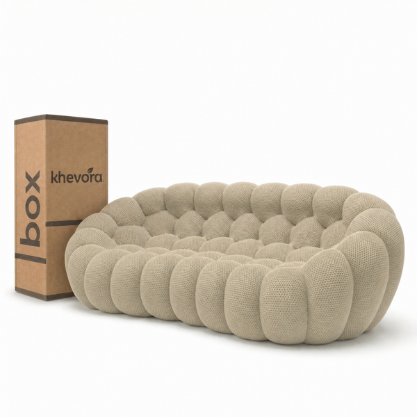 NUVA Bubble Sofa in a Box Cream by Khevora