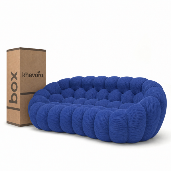 NUVA Bubble Sofa in a Box Blue by Khevora