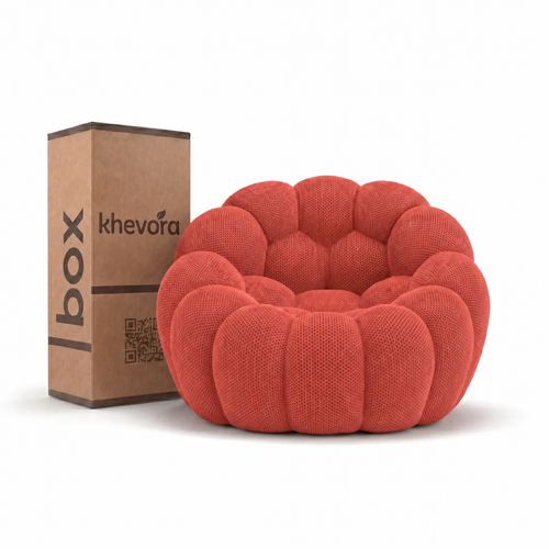 NUVA Bubble Chair in a Box Red by Khevora