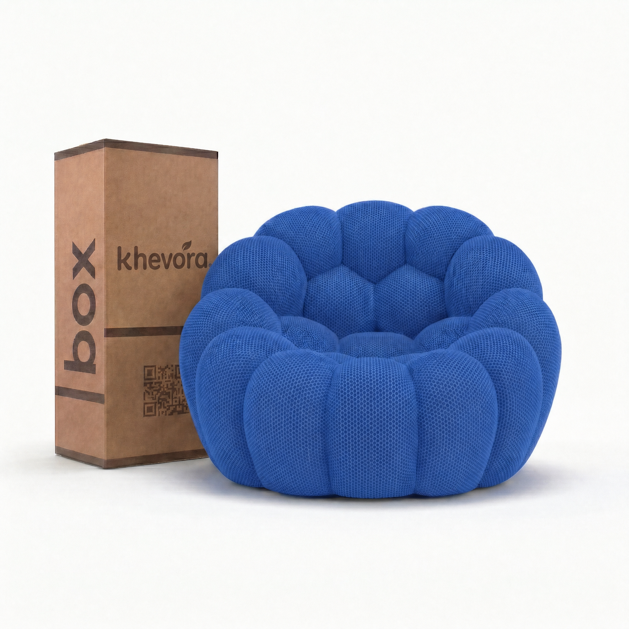 NUVA Bubble Chair in a Box Blue by Khevora