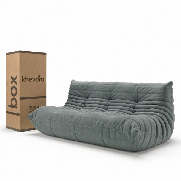TARA Lounge Sofa in a Box Grey by Khevora
